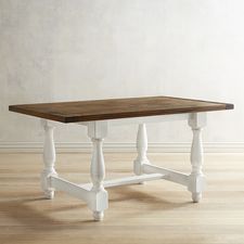 Heartland 60" White Dining Table