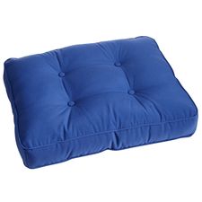 Ottoman Cushion in Cabana Cobalt
