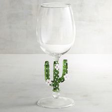 Cactus Wine Glass