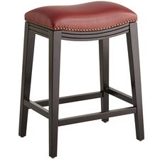 Halsted Red Backless Counter Stool