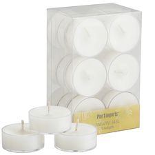 Pineapple Basil Tealight Candle Set of 18
