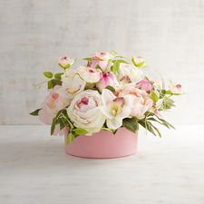 Faux Peony & Ranunculus Arrangement