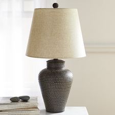 Hammered Bronze Table Lamp