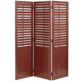 Plantation Antique Red Room Divider