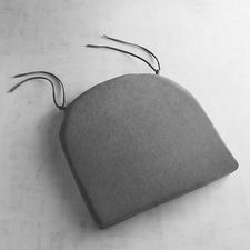 Dining Chair Cushion in Calliope Graphite