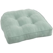 Large Contour Chair Cushion in Draper Spa