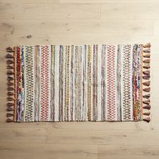 Chindi Multicolor Fringed Rug