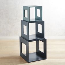 Preston Blue Stacking Shelves