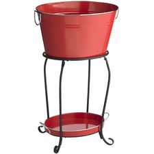  Red Beverage Tub