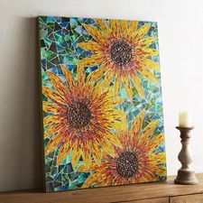 Sunflower Mosaic Panel