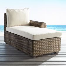 Echo Beach Latte Roll Arm Right Arm Facing Chaise