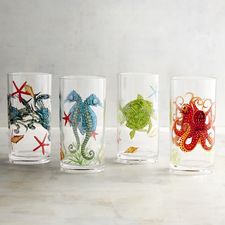 Speedy & Friends Acrylic Tumbler Set of 4