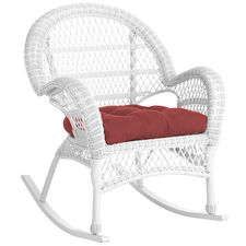 Santa Barbara White Rocking Chair