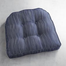 Large Contour Chair Cushion in Draper Navy