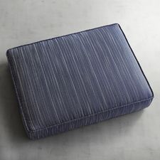 Ottoman Cushion in Draper Navy