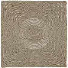 Platinum Beaded Square Placemat