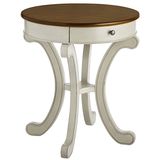Marchella Linen Gray Accent Table