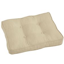 Ottoman Cushion in Draper Bisque