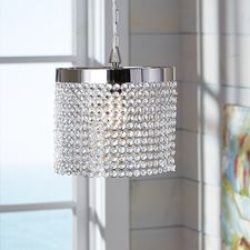 Crystal Bead Pendant Light