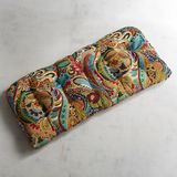 Standard Contour Settee Cushion in Vibrant Paisley