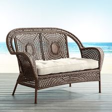 Azteca Chestnut Brown Settee