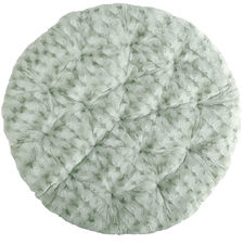 Fuzzy Sage Papasan Cushion
