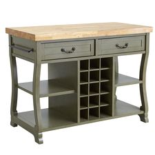 Marchella Sage Kitchen Island