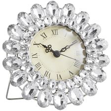 Clear Gems Mini Desk Clock