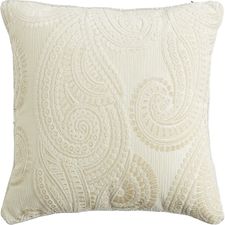 Baroque Paisley Ivory Pillow