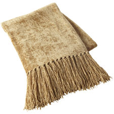 Gold Chenille Throw