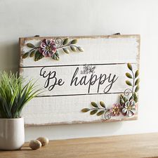 Be Happy Wall Décor
