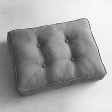 Ottoman Cushion in Calliope Graphite
