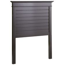Cottage Twin Rubbed Black Headboard