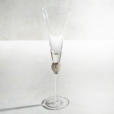 Jewel Silver Champagne Flute
