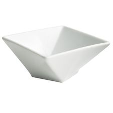 Luminous Porcelain Sculpted White Dip Bowl