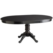 Ronan Extension Rubbed Black Dining Table