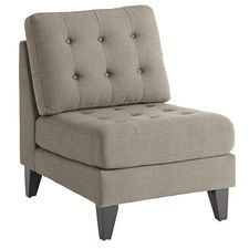 Nyle Putty Armless Chair