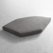 Large Modular Wedge Cushion in Calliope Graphite