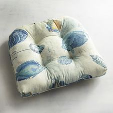 Standard Contour Chair Cushion in Reef Waters