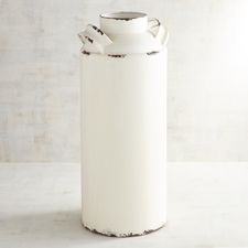 Metal Farmhouse Vase with Handles
