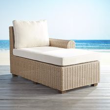 Echo Beach Sand Right Arm Facing Roll Arm Chaise