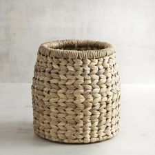 Braided Water Hyacinth Utensil Holder