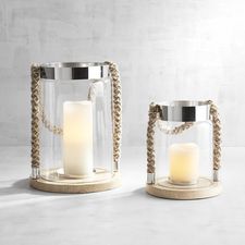 Glass Jar with Rope Lanterns