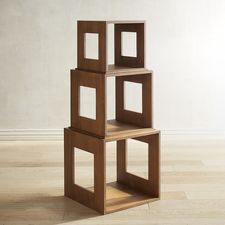 Preston Java Stacking Shelves
