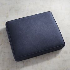 Ottoman Cushion in Calliope Indigo