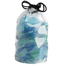 Teal Seaglass Mix Vase Filler