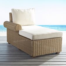 Echo Beach Sand Roll Arm Left Arm Facing Chaise