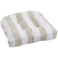 Large Contour Chair Cushion in Dover Bisque
