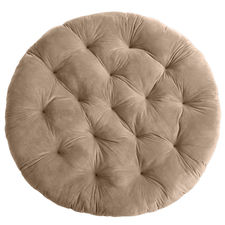 Plush Khaki Papasan Cushion