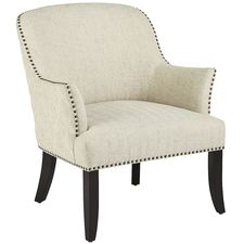 Livia Flax Tweed Armchair